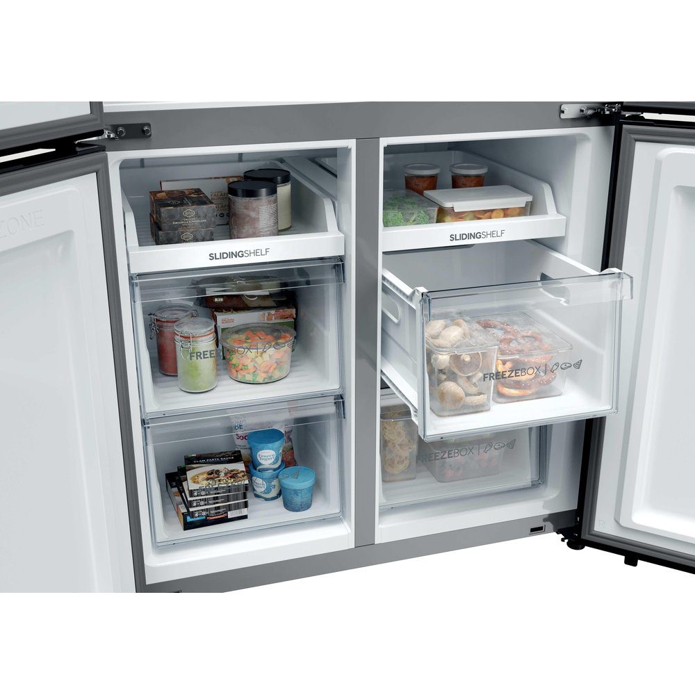 Haier Four Door French Style Fridge Freezer HCR39F19ENPT - Slate Black Haier Four Door French Style Fridge Freezer HCR39F19ENPT - Slate Black