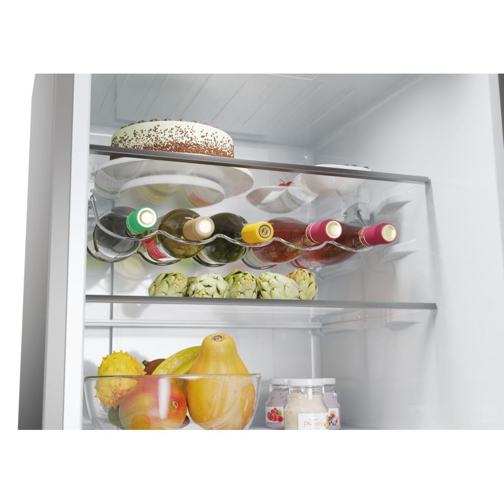 Haier 60cm Series 5 Frost Free Fridge Freezer HDPW5620DNPK - Platinum Inox Haier 60cm Series 5 Frost Free Fridge Freezer HDPW5620DNPK - Platinum Inox