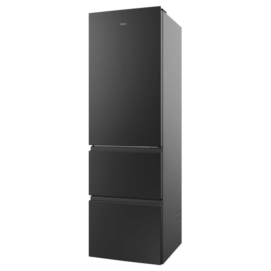 Haier 55cm Frost Free Fridge Freezer HTR3518ENMTK - Black Haier 55cm Frost Free Fridge Freezer HTR3518ENMTK - Black