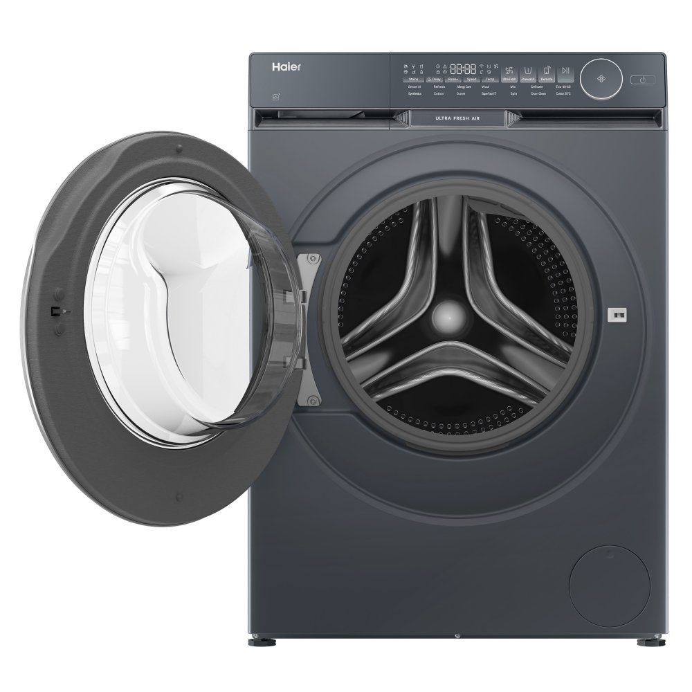Haier X9 10kg Freestanding Washing Machine 1400rpm HW100-B14387GUUK - Graphite Haier X9 10kg Freestanding Washing Machine 1400rpm HW100-B14387GUUK - Graphite