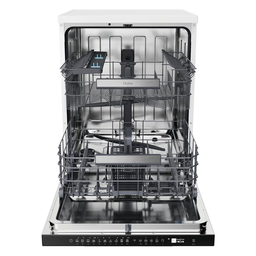 Haier 60cm Series 3 Freestanding Dishwasher XF 5C7M0W-80 - White Haier 60cm Series 3 Freestanding Dishwasher XF 5C7M0W-80 - White
