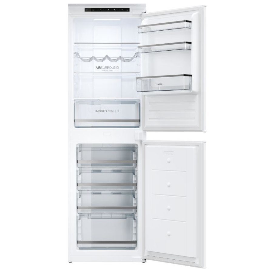 Haier 177cm Integrated 50/50 Frost Free Fridge Freezer HB50T618FMK Haier 177cm Integrated 50/50 Frost Free Fridge Freezer HB50T618FMK