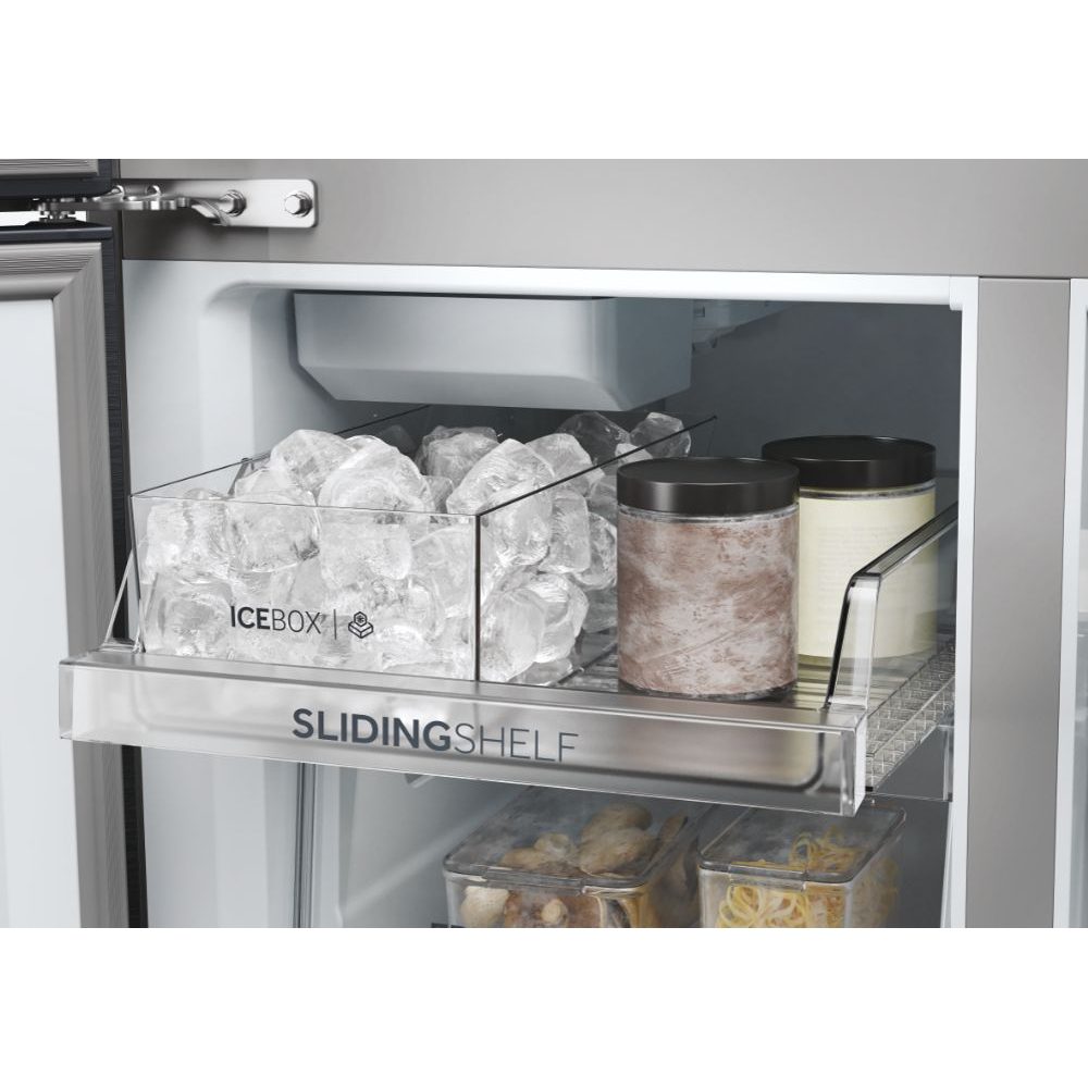 Haier Four Door Cube 90 Series 5 Fridge Freezer With Ice & Water HCR5919EHMB - Black Haier Four Door Cube 90 Series 5 Fridge Freezer With Ice & Water HCR5919EHMB - Black