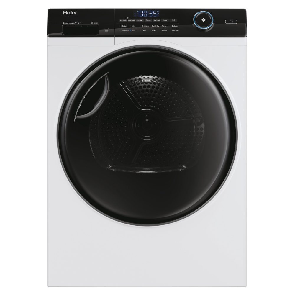 Haier  9kg I-Pro Series 5 Heat Pump Condenser Tumble Dryer HD90-A3959 - WHITE