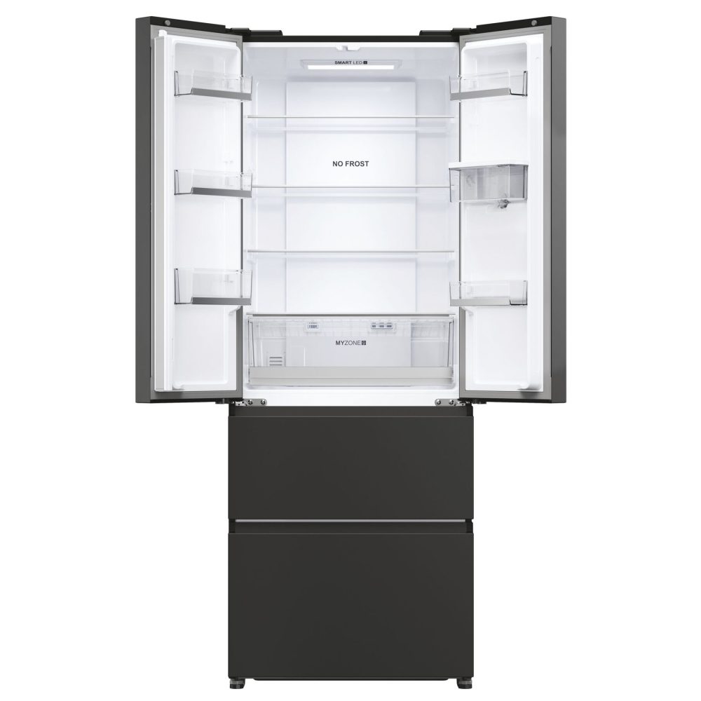 Haier Series 5 70cm Frost Free Fridge Freezer HFR5719EWPB - Black Haier Series 5 70cm Frost Free Fridge Freezer HFR5719EWPB - Black