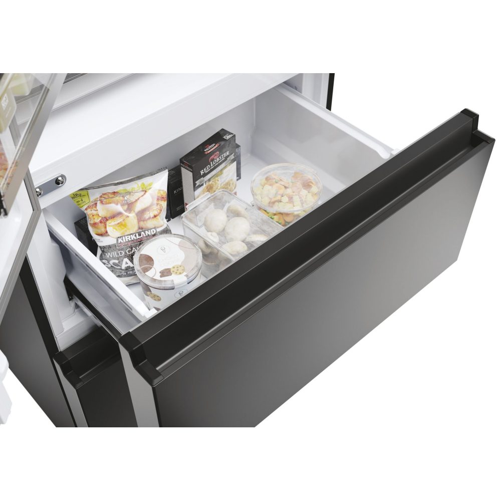 Haier Series 5 70cm Frost Free Fridge Freezer HFR5719EWPB - Black Haier Series 5 70cm Frost Free Fridge Freezer HFR5719EWPB - Black