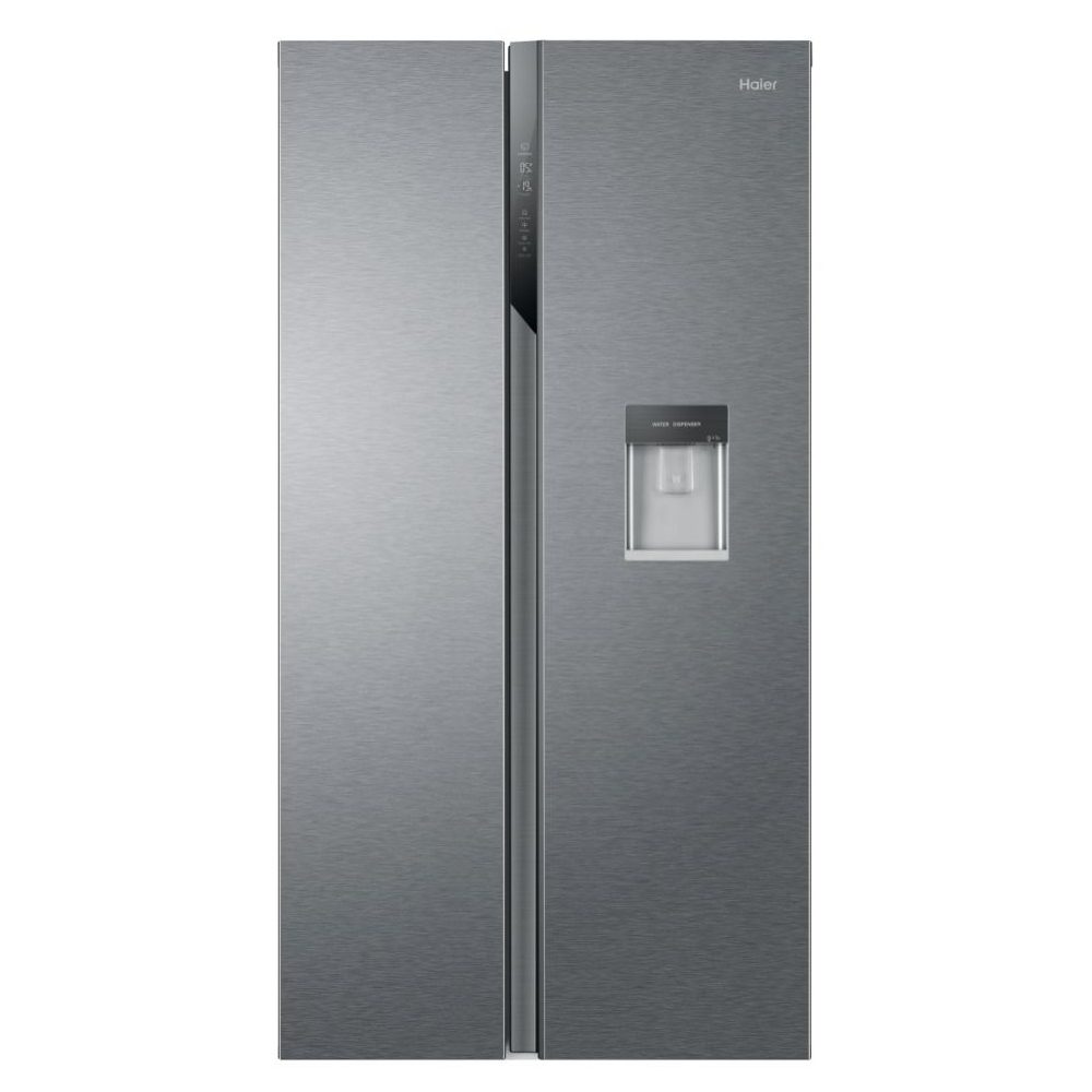 Haier HSR3918EWPG Series 3 American Fridge Freezer With Water Dispenser - Silver