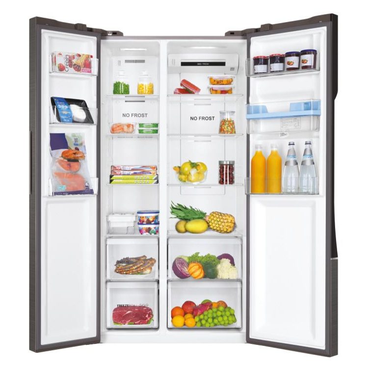 Haier HSR3918EWPG Series 3 American Fridge Freezer With Water Dispenser - Silver Haier HSR3918EWPG Series 3 American Fridge Freezer With Water Dispenser - Silver