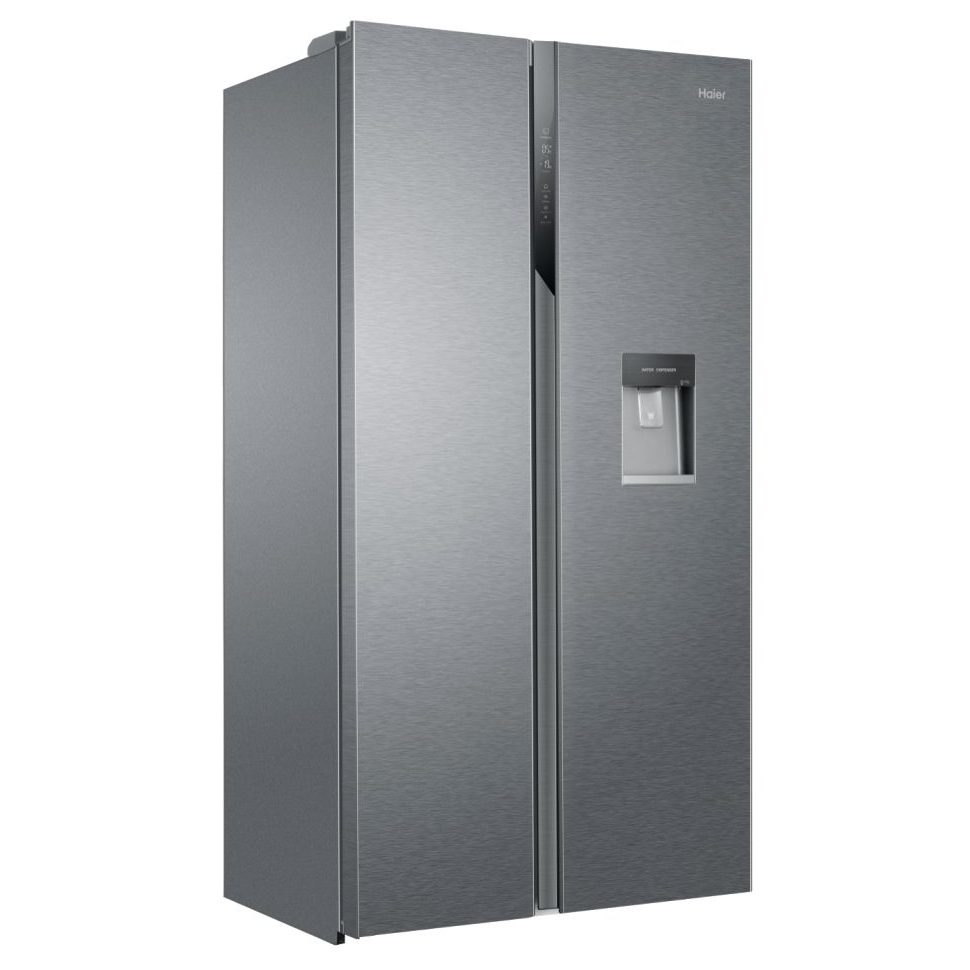 Haier HSR3918EWPG Series 3 American Fridge Freezer With Water Dispenser - Silver Haier HSR3918EWPG Series 3 American Fridge Freezer With Water Dispenser - Silver