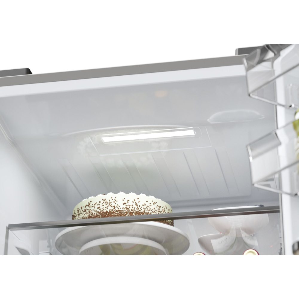 Haier 60cm Series 5 Frost Free Fridge Freezer With Water Dispenser HTW5618DWMG - Stainless Steel Haier 60cm Series 5 Frost Free Fridge Freezer With Water Dispenser HTW5618DWMG - Stainless Steel