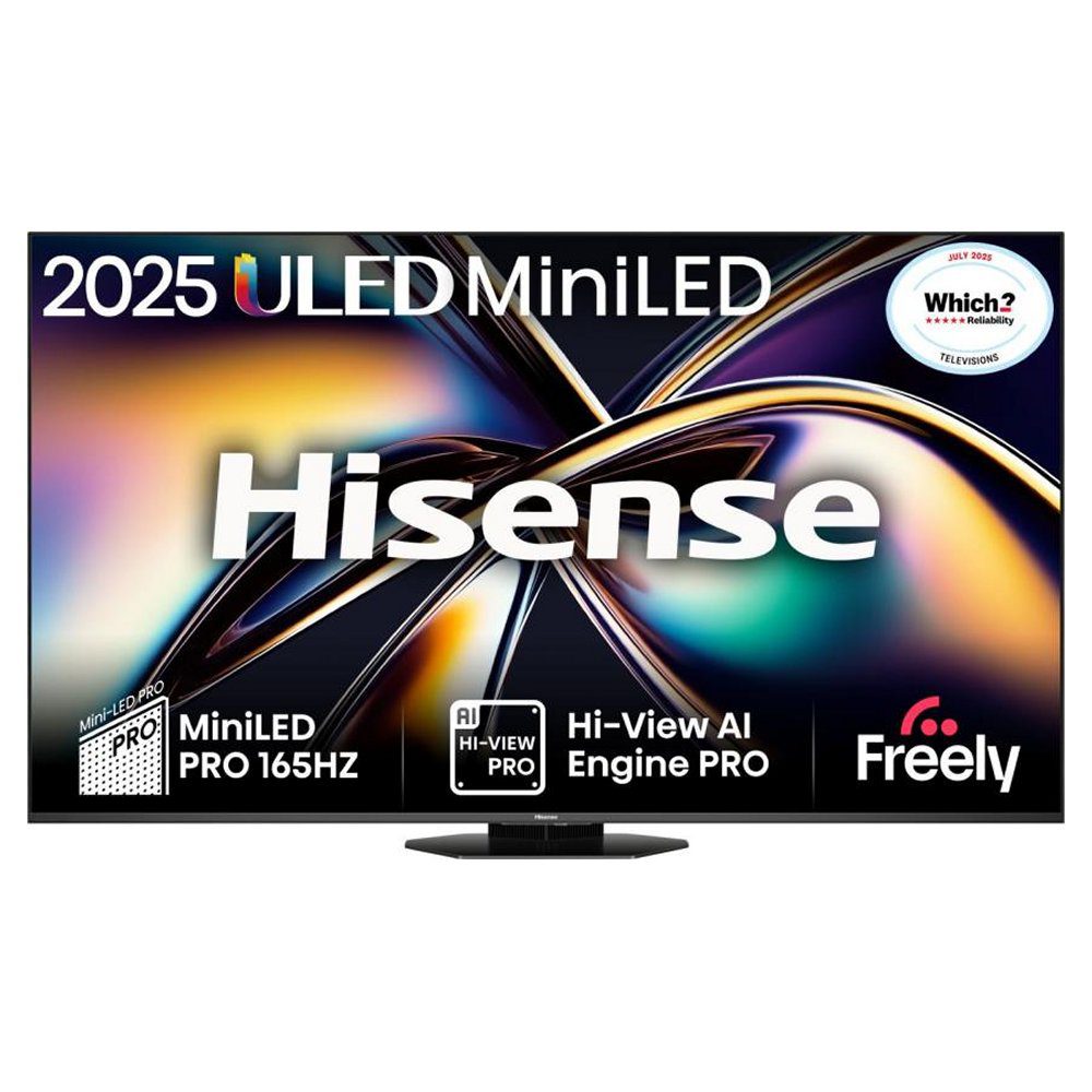 Hisense  2025 65" ULED Mini LED 4K Smart TV 65U8QTUK - Black