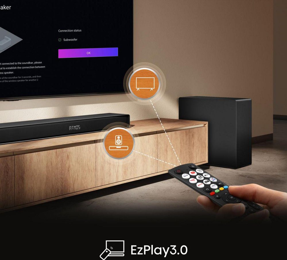 Hisense 2025 AX Series 3.1.2ch Soundbar AX3120Q - BLACK Hisense 2025 AX Series 3.1.2ch Soundbar AX3120Q - BLACK
