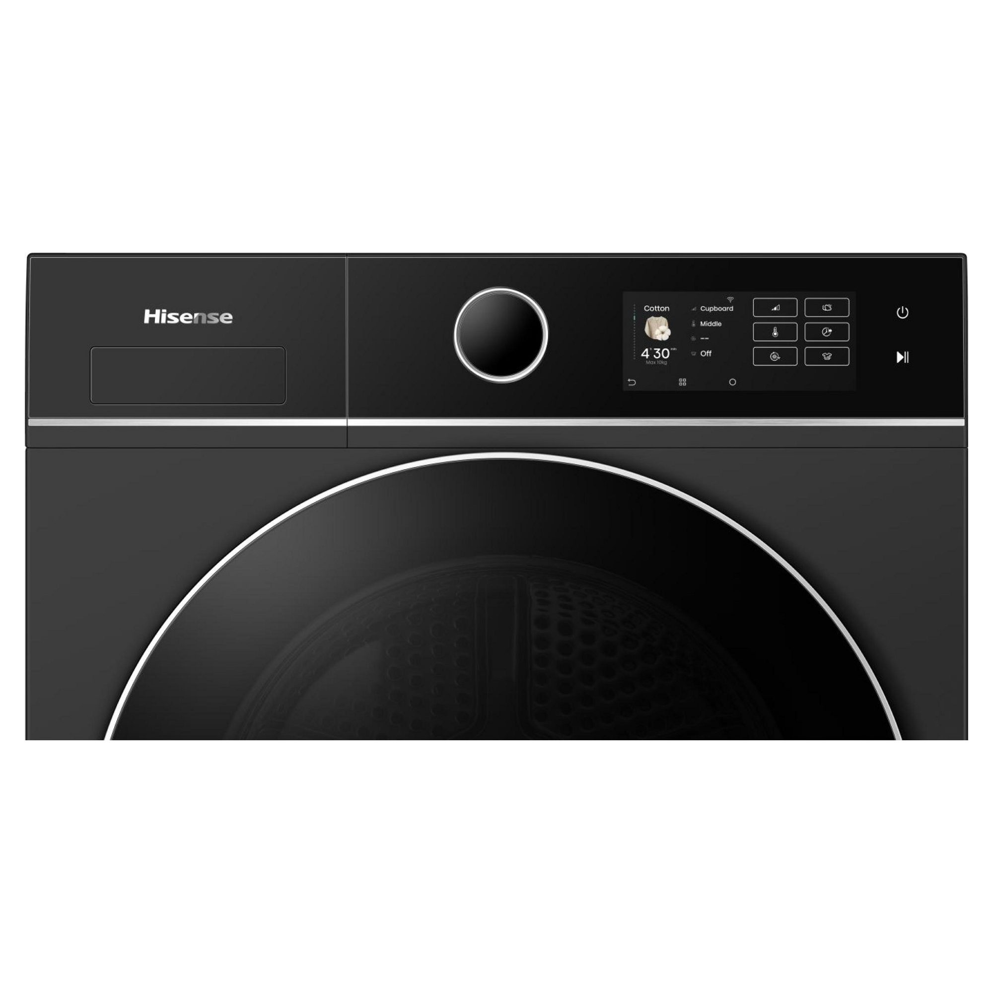 Hisense 10kg 5I Series Heat Pump Condenser Dryer DH5I104BBAB - Black Hisense 10kg 5I Series Heat Pump Condenser Dryer DH5I104BBAB - Black
