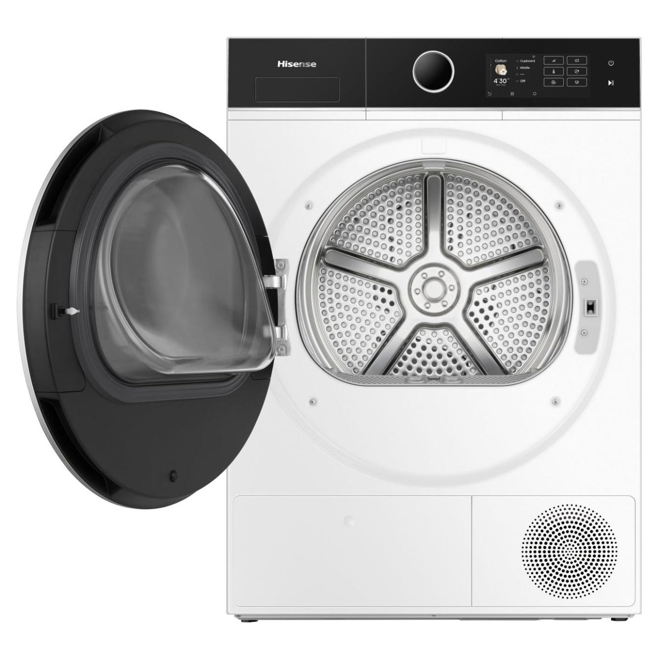 Hisense 10kg 5I Series Heat Pump Condenser Dryer DH5I104BWAB - White Hisense 10kg 5I Series Heat Pump Condenser Dryer DH5I104BWAB - White