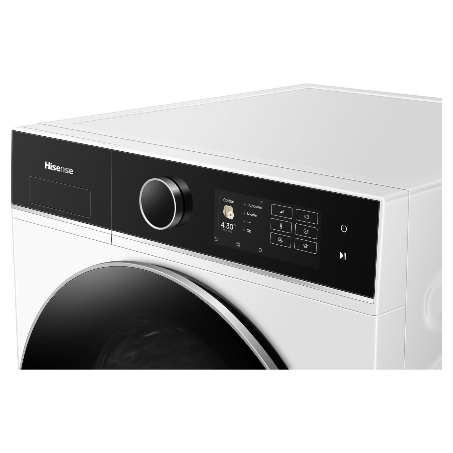 Hisense 10kg 5I Series Heat Pump Condenser Dryer DH5I104BWAB - White Hisense 10kg 5I Series Heat Pump Condenser Dryer DH5I104BWAB - White