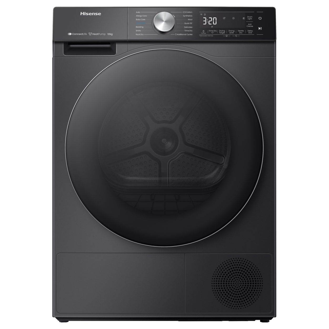 Hisense  10kg 5S Series Heat Pump Condenser Tumble Dryer DH5S102BB - Black