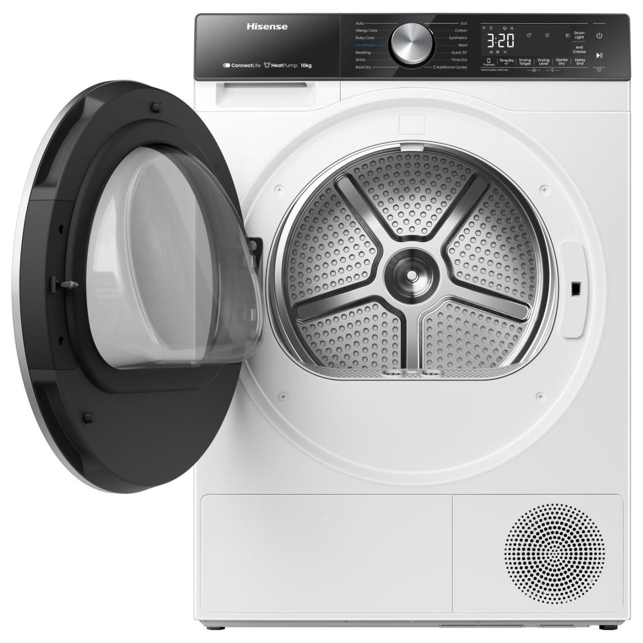 Hisense 10kg 5S Series Heat Pump Condenser Dryer DH5S102BW - White Hisense 10kg 5S Series Heat Pump Condenser Dryer DH5S102BW - White