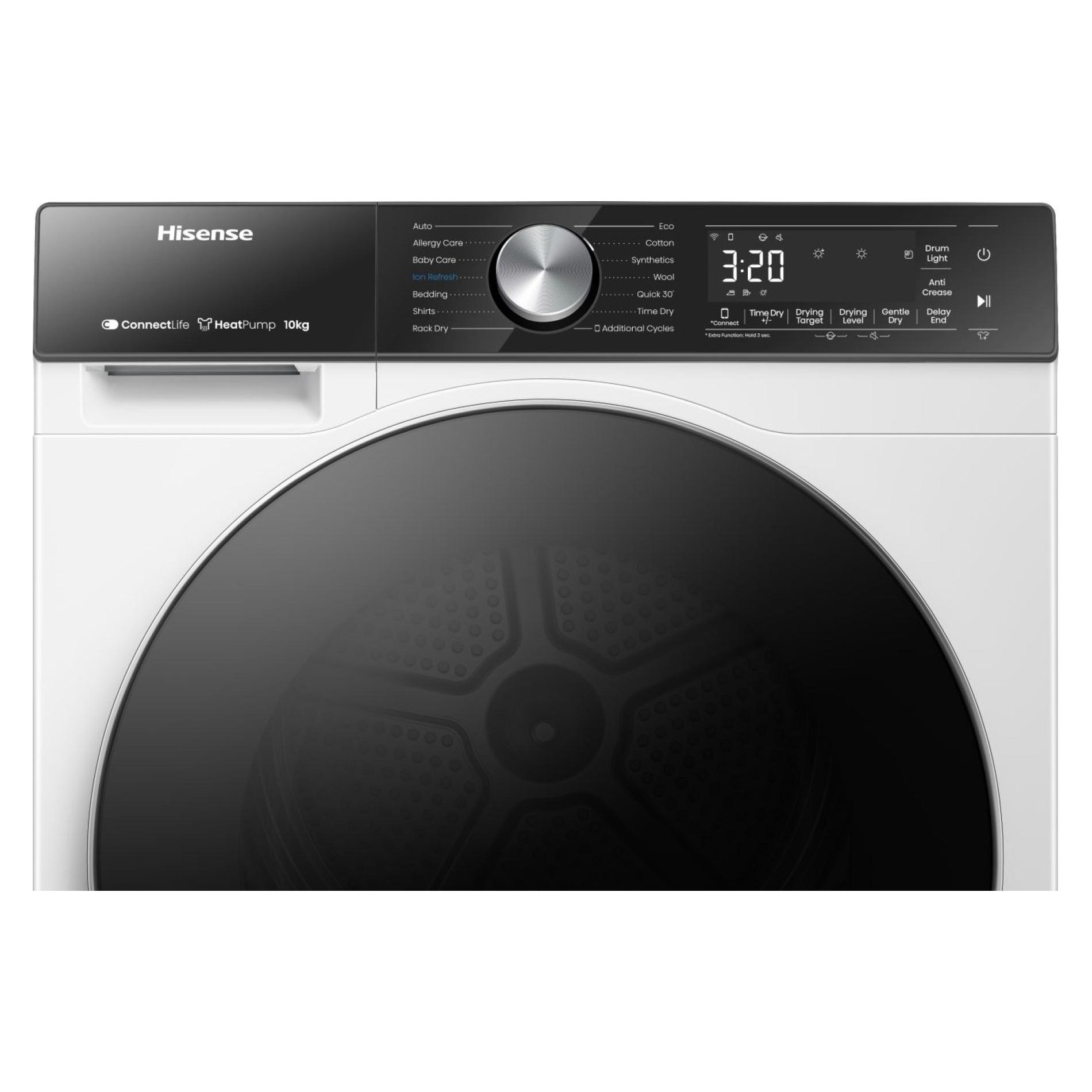 Hisense 10kg 5S Series Heat Pump Condenser Dryer DH5S102BW - White Hisense 10kg 5S Series Heat Pump Condenser Dryer DH5S102BW - White
