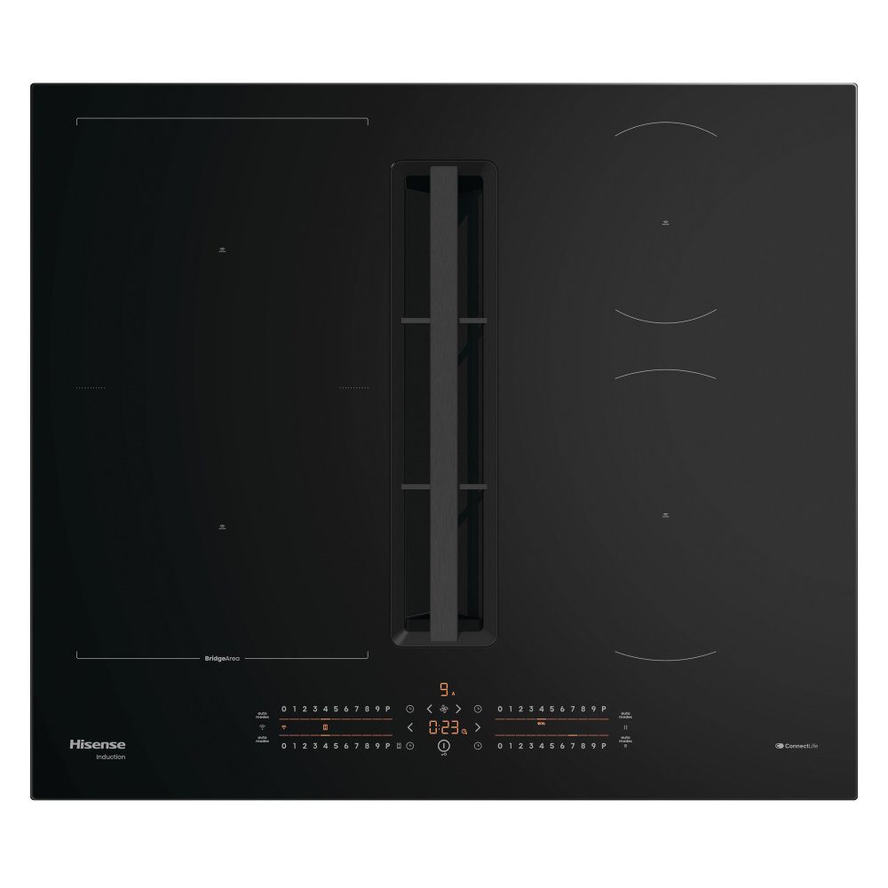Hisense  60cm Air Venting Induction Hob HEH6432BSCWF - BLACK