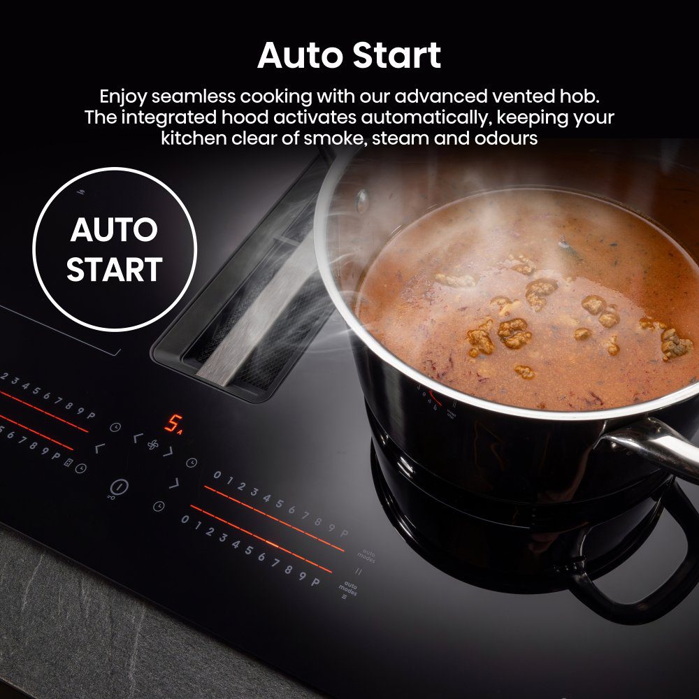 Hisense 60cm Air Venting Induction Hob HEH6432BSCWF - BLACK Hisense 60cm Air Venting Induction Hob HEH6432BSCWF - BLACK