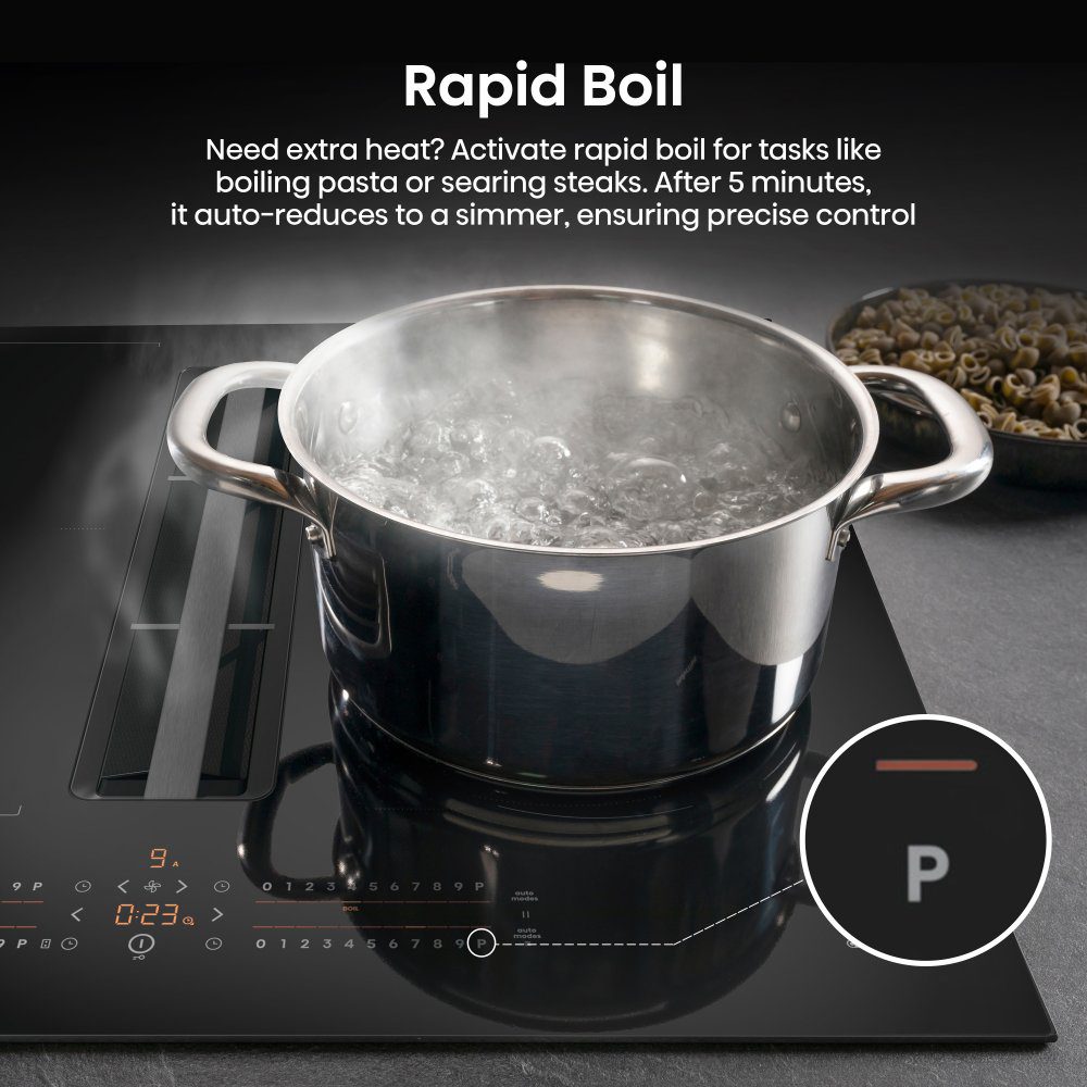 Hisense 60cm Air Venting Induction Hob HEH6432BSCWF - BLACK Hisense 60cm Air Venting Induction Hob HEH6432BSCWF - BLACK