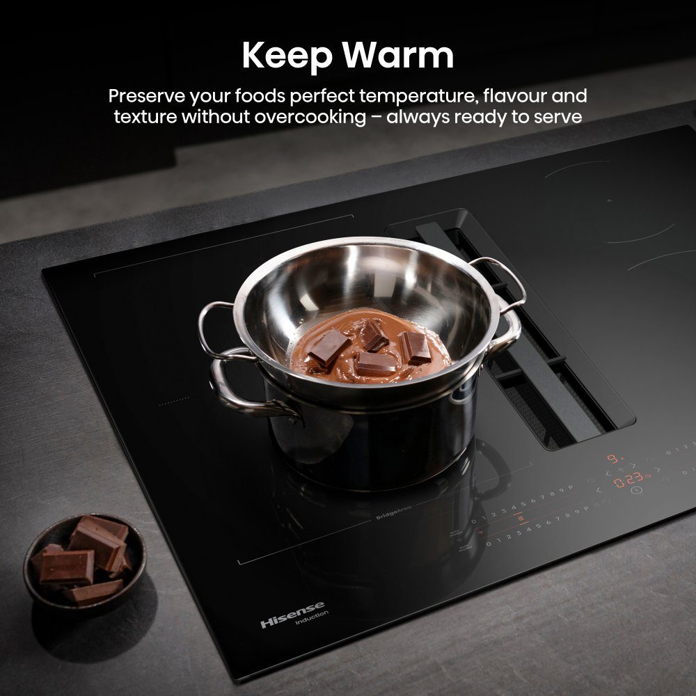 Hisense 60cm Air Venting Induction Hob HEH6432BSCWF - BLACK Hisense 60cm Air Venting Induction Hob HEH6432BSCWF - BLACK