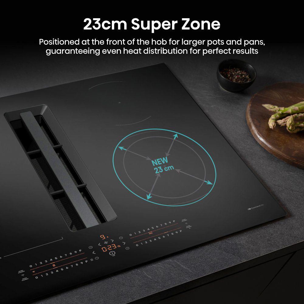 Hisense 60cm Air Venting Induction Hob HEH6432BSCWF - BLACK Hisense 60cm Air Venting Induction Hob HEH6432BSCWF - BLACK