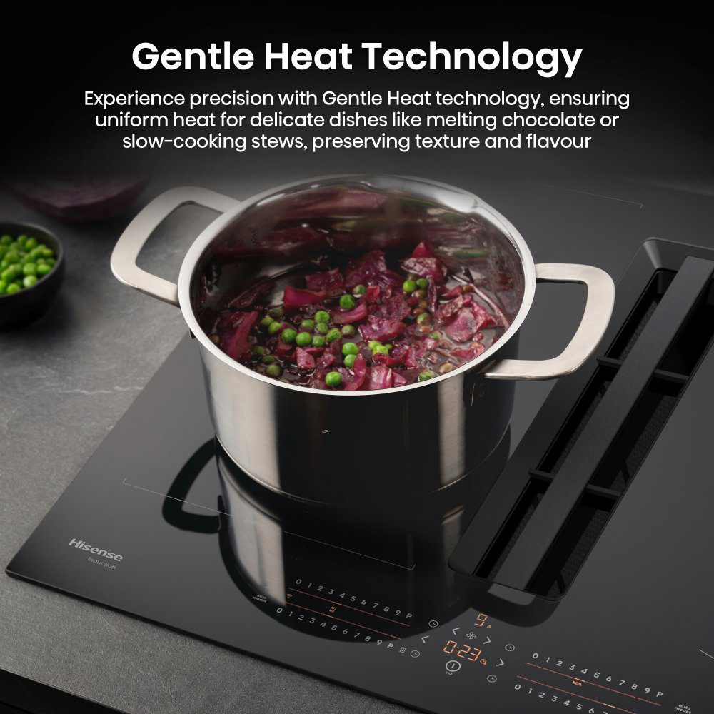 Hisense 60cm Air Venting Induction Hob HEH6432BSCWF - BLACK Hisense 60cm Air Venting Induction Hob HEH6432BSCWF - BLACK