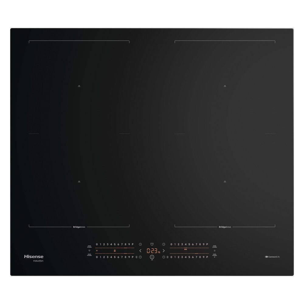 Hisense  60cm 4 Zone Area Flex Induction Hob HI6442BSCWF - Black