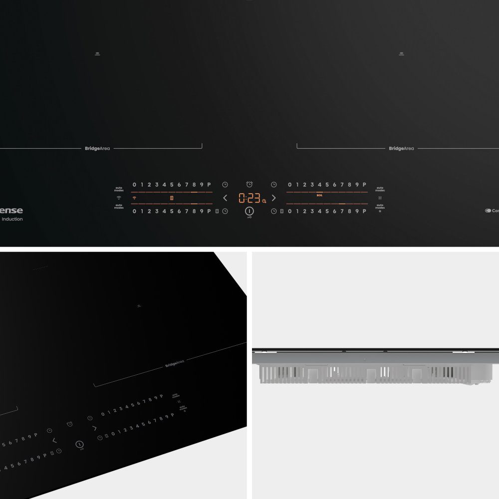 Hisense 60cm 4 Zone Area Flex Induction Hob HI6442BSCWF - Black Hisense 60cm 4 Zone Area Flex Induction Hob HI6442BSCWF - Black