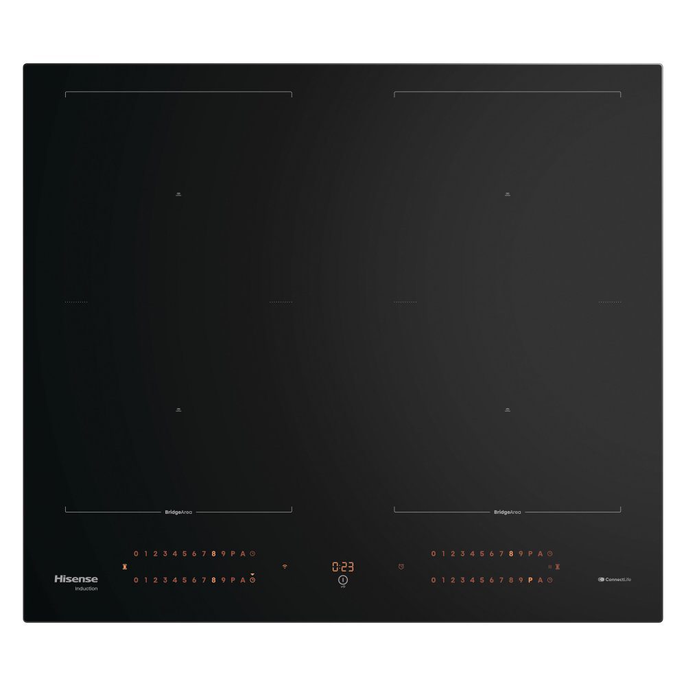 Hisense  60cm 4 Zone Area Flex Induction Hob HI6443BSCWF - Black