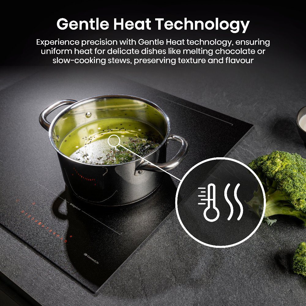 Hisense 60cm 4 Zone AntiScratch Area Flex Induction Hob HI6443SRWF - Black Hisense 60cm 4 Zone AntiScratch Area Flex Induction Hob HI6443SRWF - Black