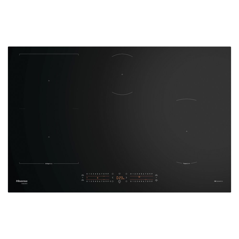 Hisense  80cm 4 Zone Induction Hob HI8432BSCWF - Black