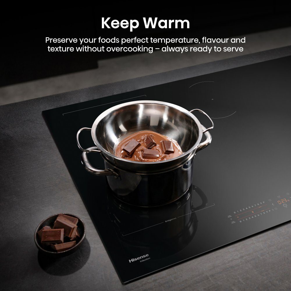 Hisense 80cm 4 Zone Induction Hob HI8432BSCWF - Black Hisense 80cm 4 Zone Induction Hob HI8432BSCWF - Black