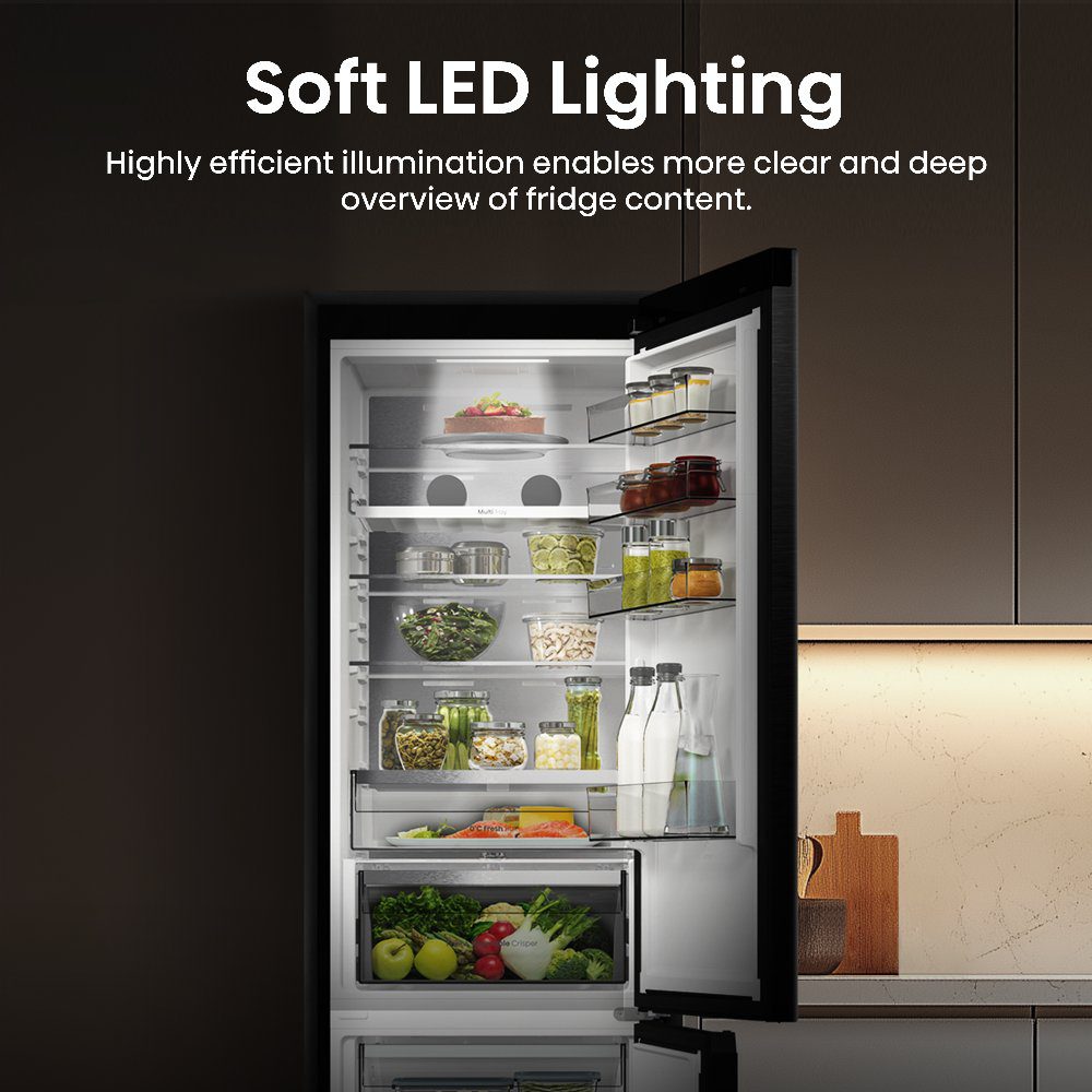 Hisense 60cm Frost Free Fridge Freezer RB5P410SAFCUK - BLACK STEEL Hisense 60cm Frost Free Fridge Freezer RB5P410SAFCUK - BLACK STEEL