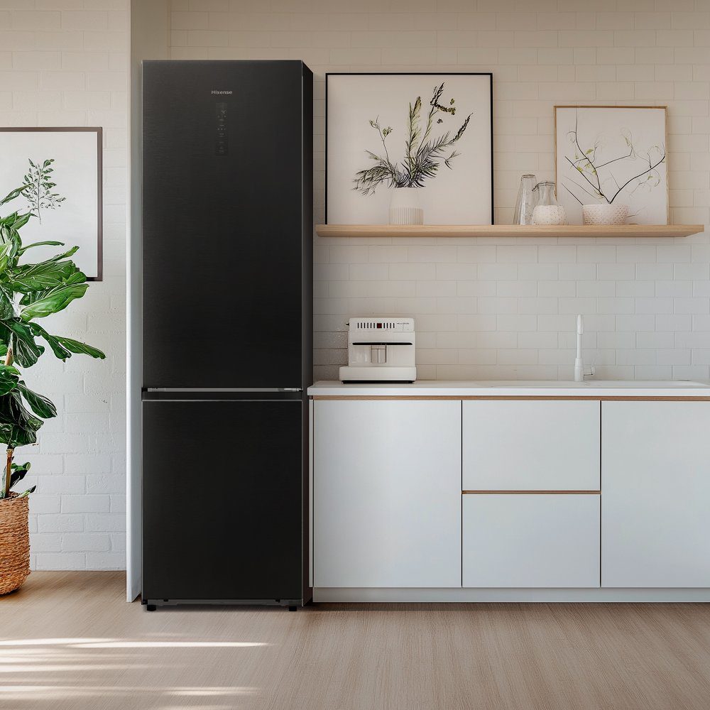 Hisense 60cm Frost Free Fridge Freezer RB5P410SAFCUK - BLACK STEEL Hisense 60cm Frost Free Fridge Freezer RB5P410SAFCUK - BLACK STEEL