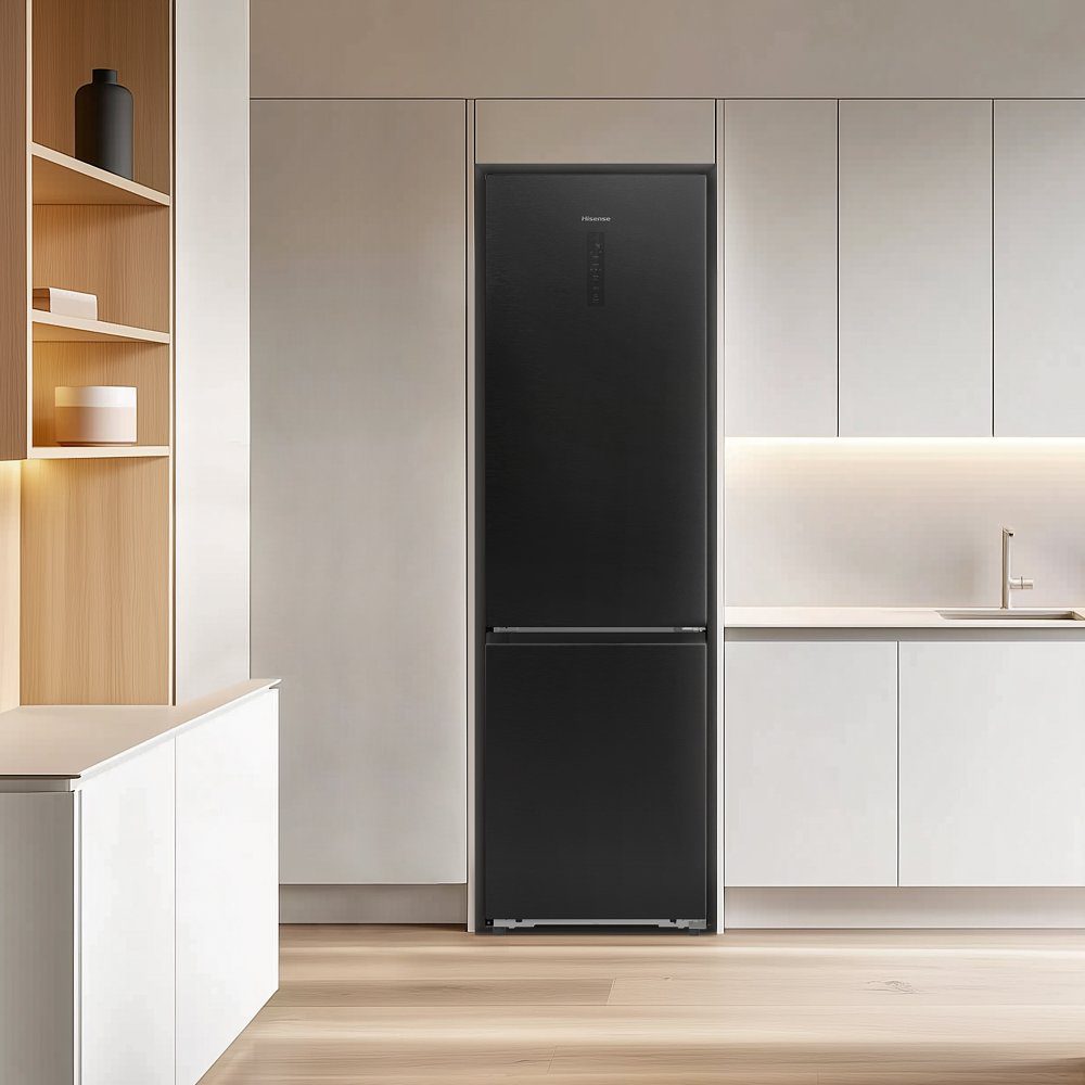Hisense 60cm Frost Free Fridge Freezer RB5P410SAFCUK - BLACK STEEL Hisense 60cm Frost Free Fridge Freezer RB5P410SAFCUK - BLACK STEEL