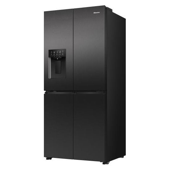 Hisense 79cm PureFlat Four Door Fridge Freezer Ice & Water Non Plumbed RQ5P470SYFD - Black Hisense 79cm PureFlat Four Door Fridge Freezer Ice & Water Non Plumbed RQ5P470SYFD - Black