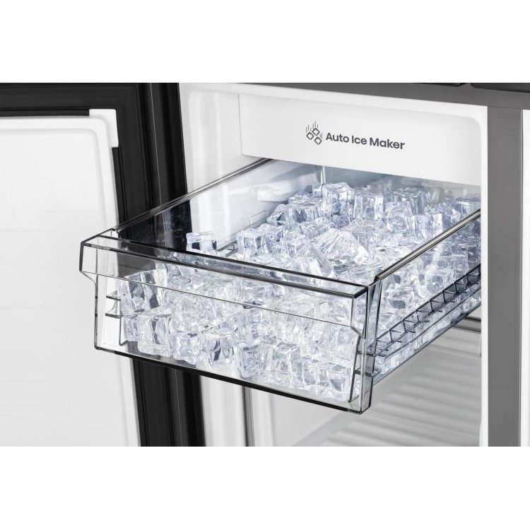 Hisense 79cm PureFlat Four Door Fridge Freezer Ice & Water Non Plumbed RQ5P470SYFD - Black Hisense 79cm PureFlat Four Door Fridge Freezer Ice & Water Non Plumbed RQ5P470SYFD - Black