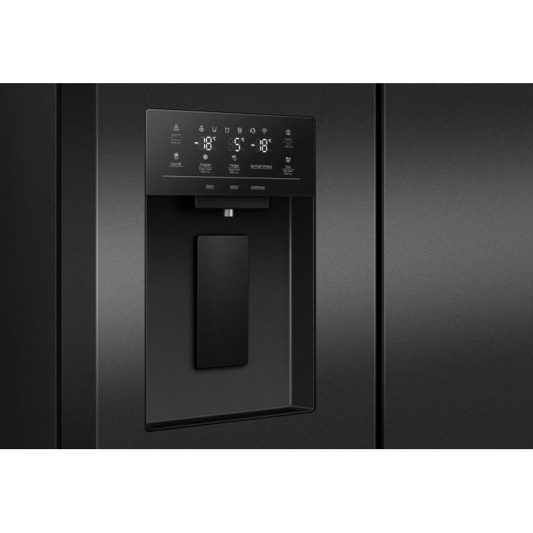Hisense 79cm PureFlat Four Door Fridge Freezer Ice & Water Non Plumbed RQ5P470SYFD - Black Hisense 79cm PureFlat Four Door Fridge Freezer Ice & Water Non Plumbed RQ5P470SYFD - Black