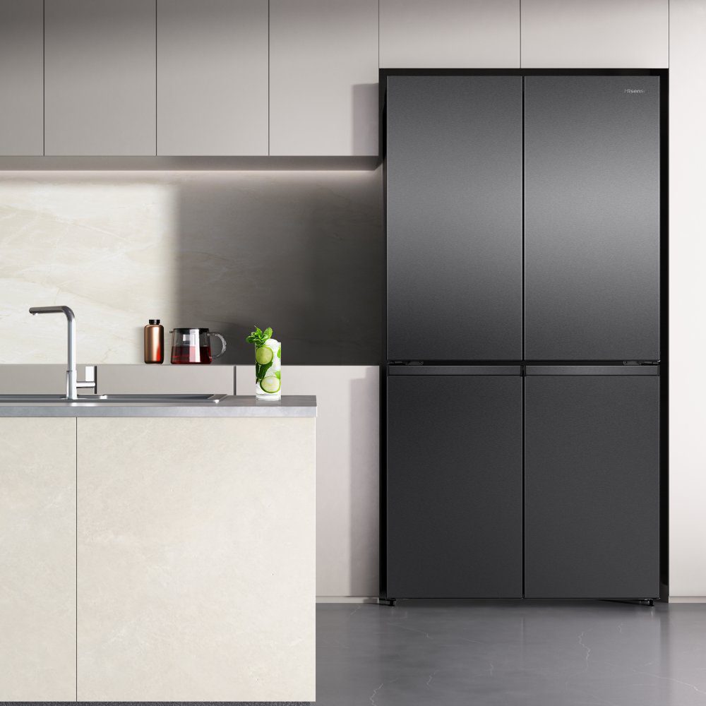 Hisense PureFlex Four Door Fridge Freezer RQ5P640SSKD - Black Steel Hisense PureFlex Four Door Fridge Freezer RQ5P640SSKD - Black Steel