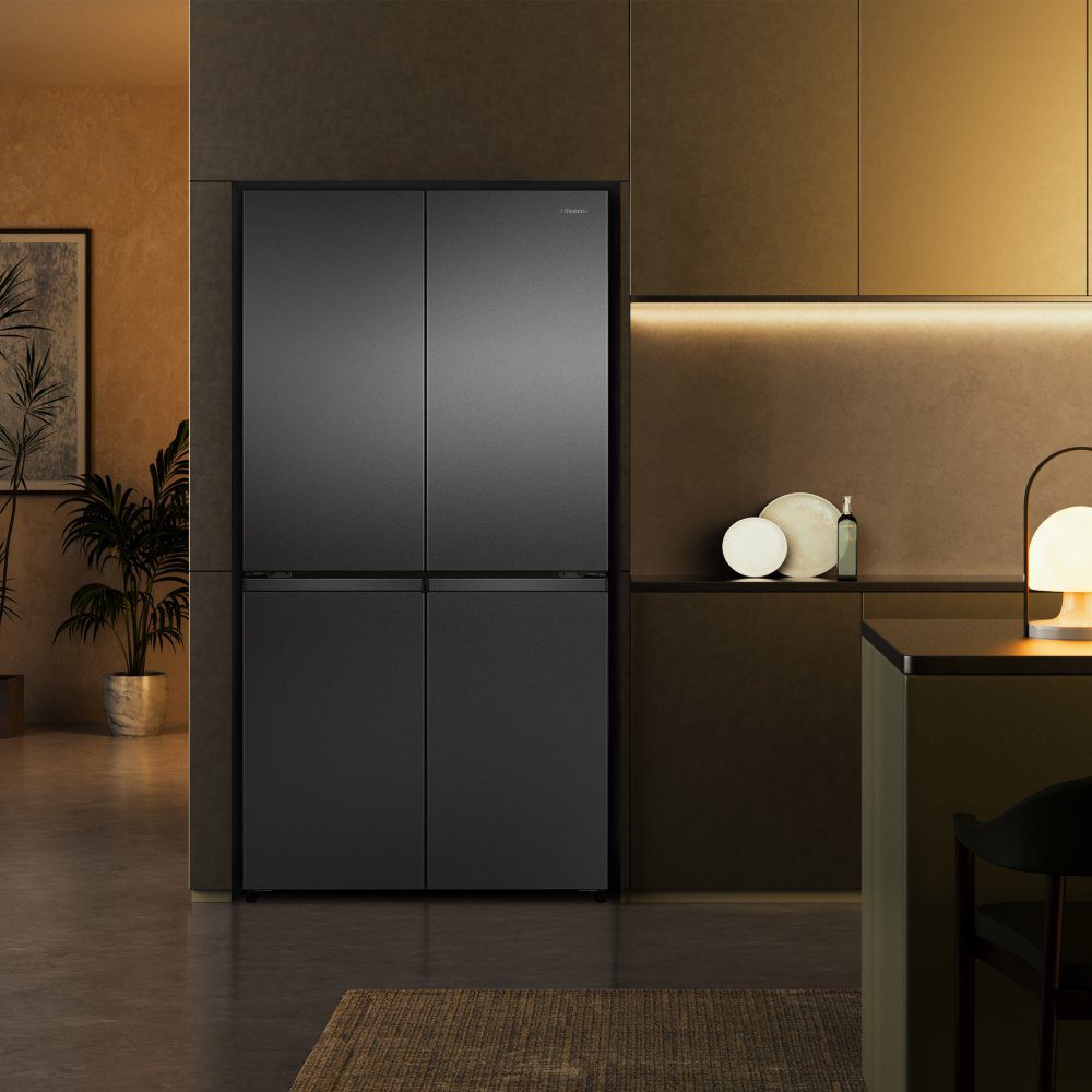 Hisense PureFlex Four Door Fridge Freezer RQ5P640SSKD - Black Steel Hisense PureFlex Four Door Fridge Freezer RQ5P640SSKD - Black Steel