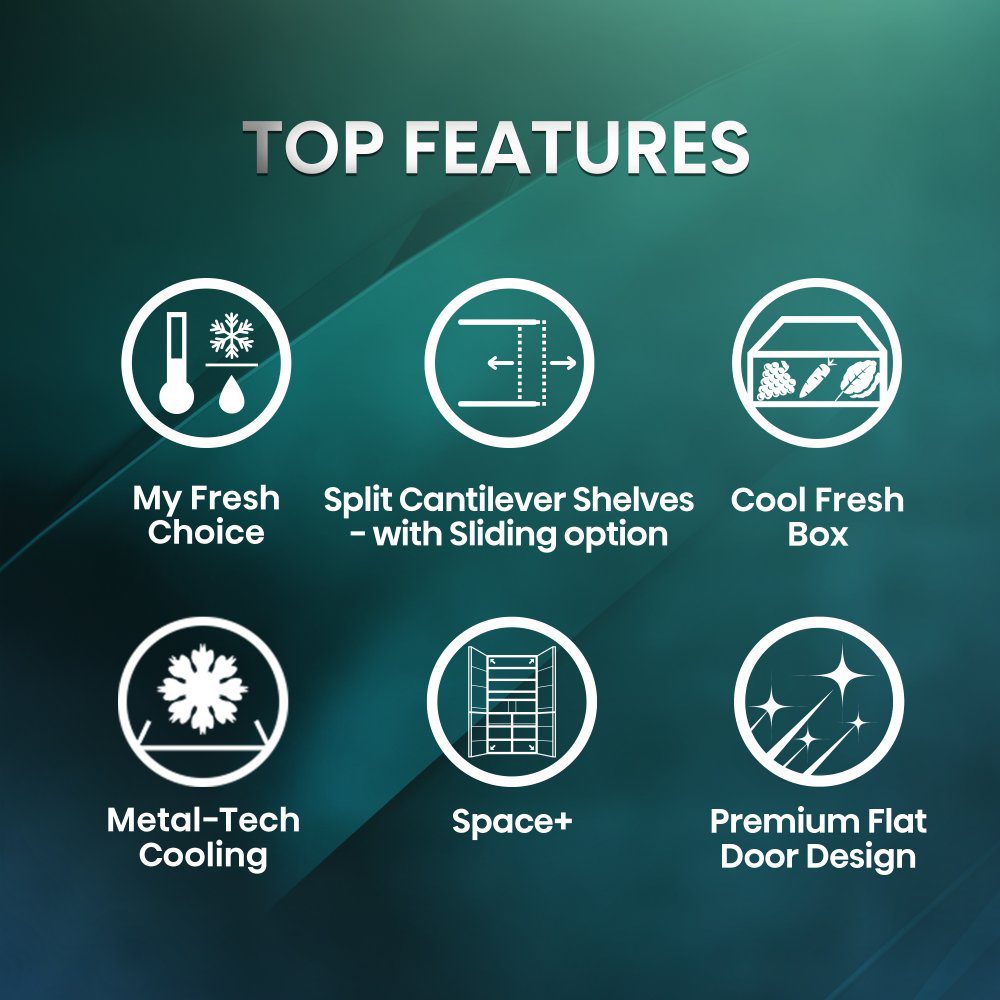 Hisense PureFlex Four Door Fridge Freezer RQ5P640SSSD - Stainless Steel Hisense PureFlex Four Door Fridge Freezer RQ5P640SSSD - Stainless Steel