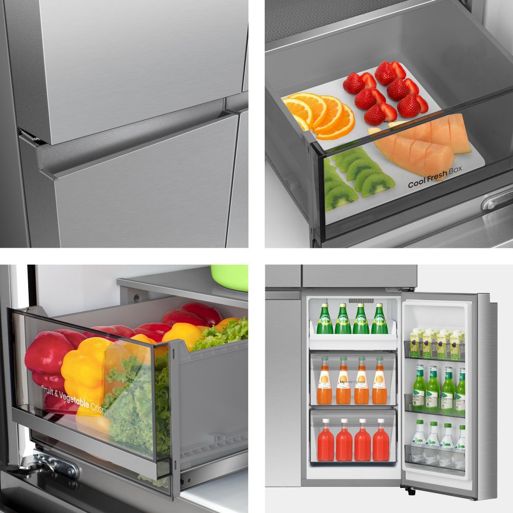 Hisense PureFlex Four Door Fridge Freezer RQ5P640SSSD - Stainless Steel Hisense PureFlex Four Door Fridge Freezer RQ5P640SSSD - Stainless Steel