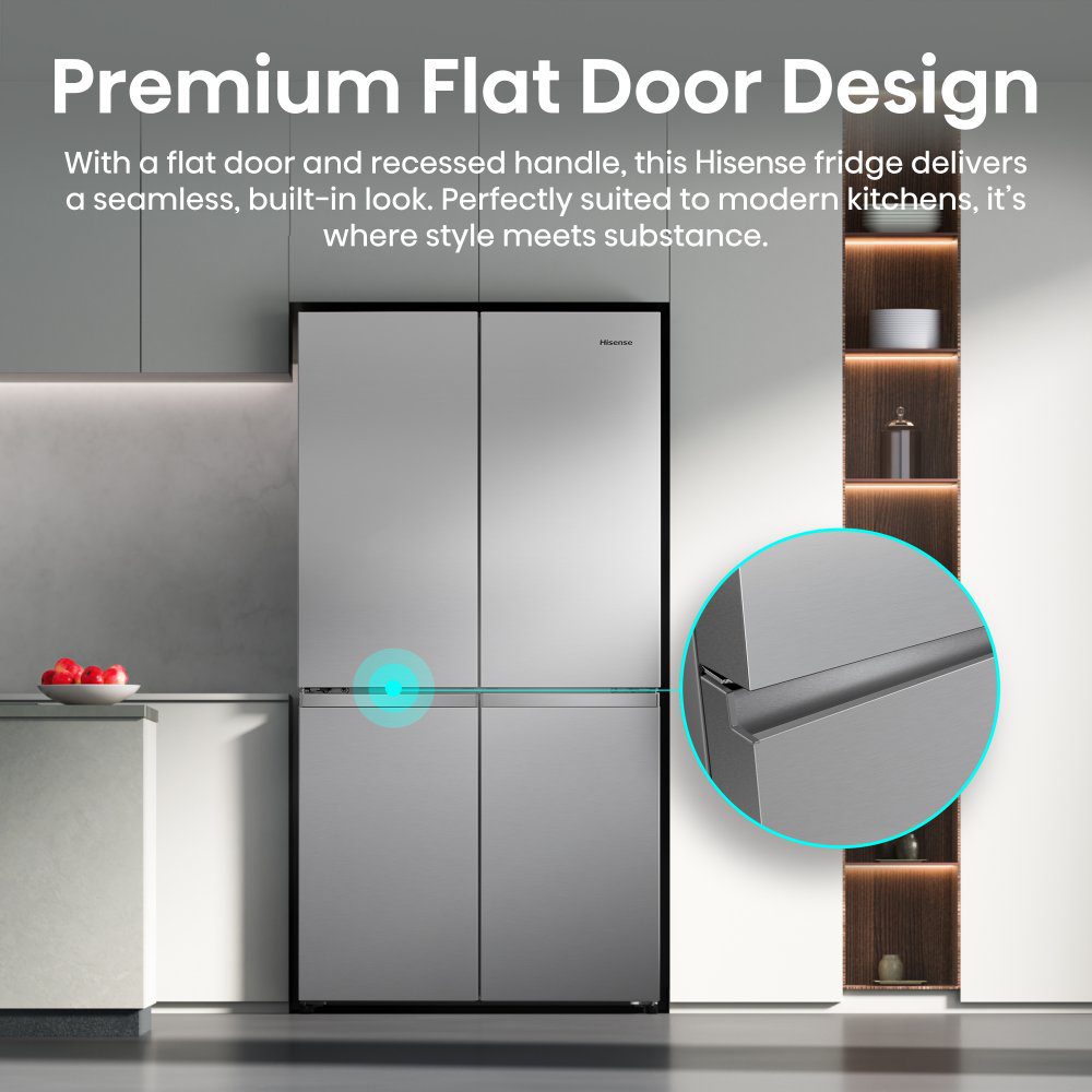 Hisense PureFlex Four Door Fridge Freezer RQ5P640SSSD - Stainless Steel Hisense PureFlex Four Door Fridge Freezer RQ5P640SSSD - Stainless Steel