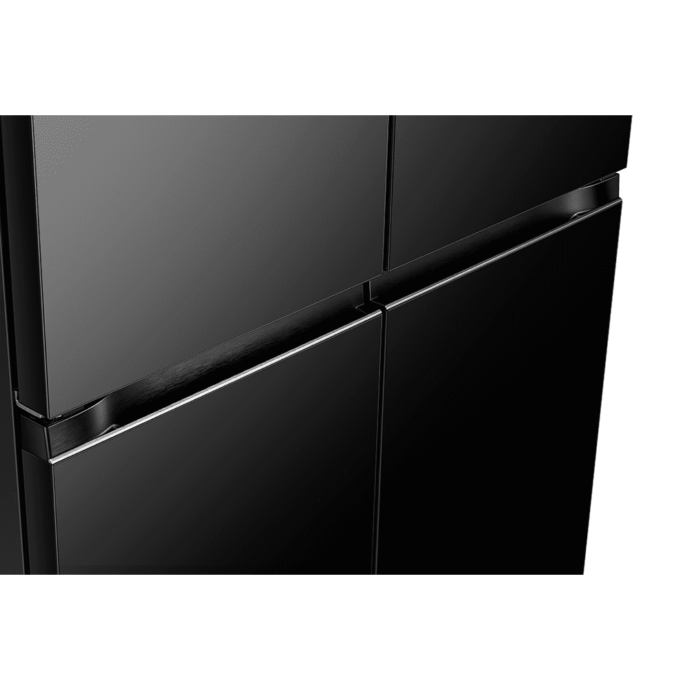 Hisense Kitchenfit Four Door American Style Fridge Freezer RQ768N4GBE- Black Hisense Kitchenfit Four Door American Style Fridge Freezer RQ768N4GBE- Black