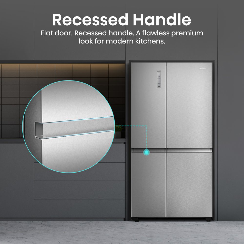 Hisense American Fridge Freezer Non Ice & Water RS5P668SSCC - Silver Hisense American Fridge Freezer Non Ice & Water RS5P668SSCC - Silver