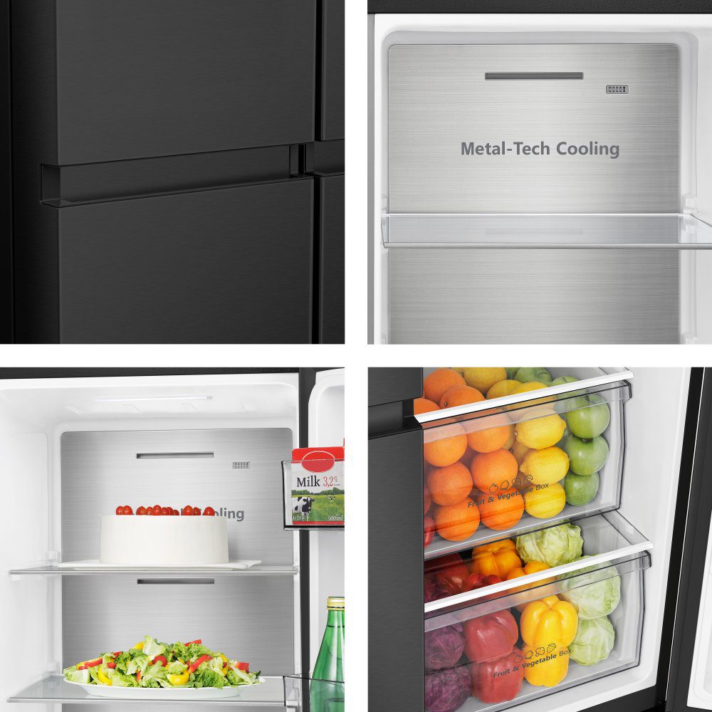 Hisense American Fridge Freezer Non Ice & Water RS5P668SSFC - BLACK Hisense American Fridge Freezer Non Ice & Water RS5P668SSFC - BLACK