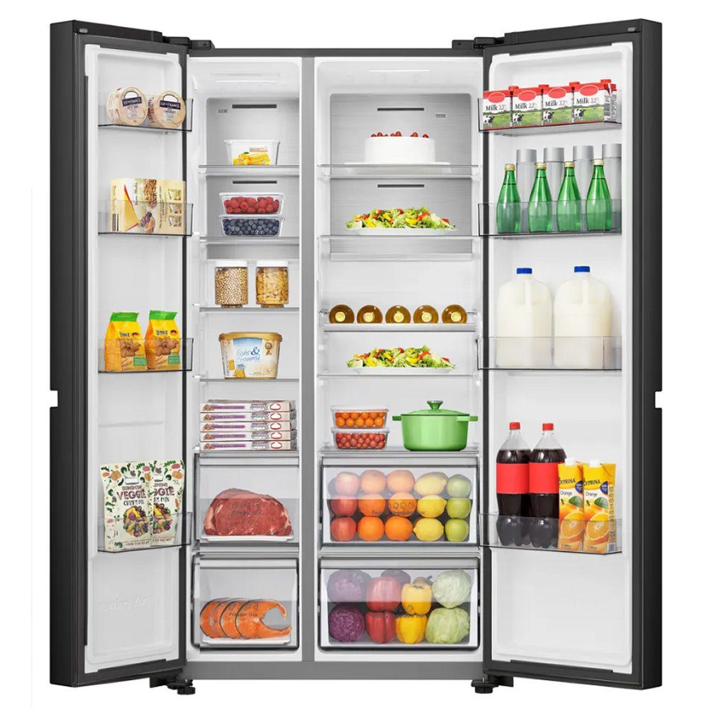 Hisense American Fridge Freezer Non Ice & Water RS5P668SSFC - BLACK Hisense American Fridge Freezer Non Ice & Water RS5P668SSFC - BLACK