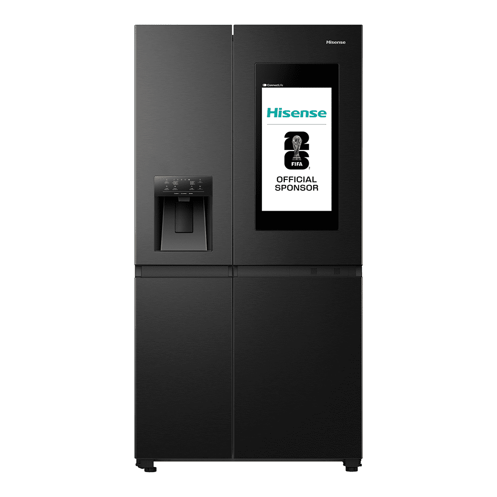 Hisense PureFlat Eclipse American Fridge Freezer With Ice & Water RS9P628GPFE - Black Steel Hisense PureFlat Eclipse American Fridge Freezer With Ice & Water RS9P628GPFE - Black Steel